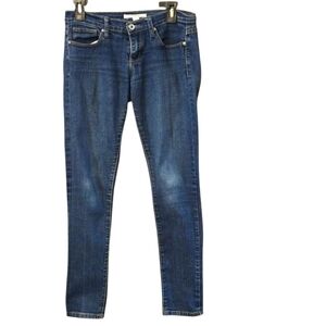 21 Denim Classic Blue Denim Jeans 5 pocket Button Zipper Stretch Women's 27x29